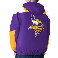 Veste à demi-zip brodée haut de gamme, style ample d'hiver, coupe-vent de football avec appliques, service OEM pour les équipes américaines