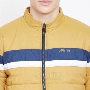 Chaqueta acolchada de diseño personalizado para hombre, chaqueta acolchada con cuello levantado, chaqueta acolchada al por mayor al mejor precio - Product Image 5