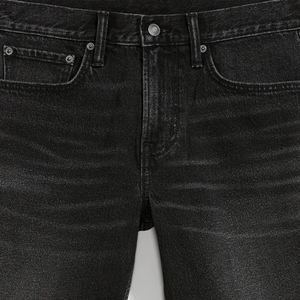 กางเกงยีนส์ขาสั้นของผู้ชายกางเกงขาสั้นแบบวินเทจทรงเรียวดีไซน์แบบย้อนยุคแบบลำลอง - Product Image 6