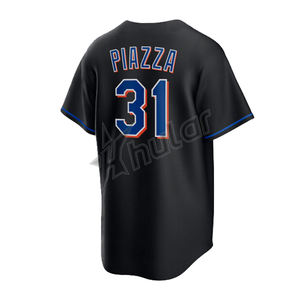 Sublimación de cuello en V, camiseta de uniforme de béisbol con botones para adultos en blanco, camiseta de béisbol de secado rápido - Product Image 5