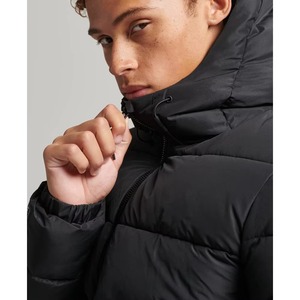 Chaquetas Acolchadas para Hombre Adulto, Color Negro, Cierre de Cremallera, Cuello Alto, Logotipo Frontal, Estilo Urbano, Ropa de Moda con Diseño Personalizado - Product Image 5