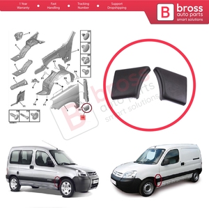 Moldura de Guardabarros Delantero Izquierdo y Derecho BSP1200 para Berlingo MK1 M49 M59 1996-2008 8544J7 8544J8 - Product Image 5