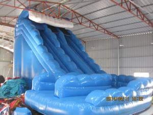 Tobogán Acuático Inflable de PVC para Exteriores, para Escuelas y Diversión Acuática - Product Image 1