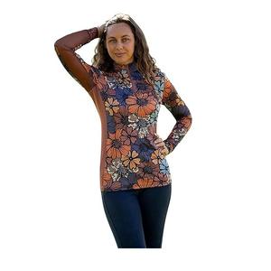 Haut d'équitation à quantité minimale de commande basse OEM Vêtements à manches longues Chemise équestre pour femmes Couche de base Produits de course de chevaux anglais d'Inde - Product Image 4