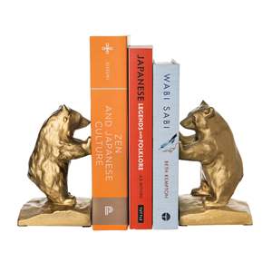 Porte-livres en métal de luxe minimaliste pour la décoration de la maison, étagère de bureau, porte-livres, article tendance en gros - Product Image 5