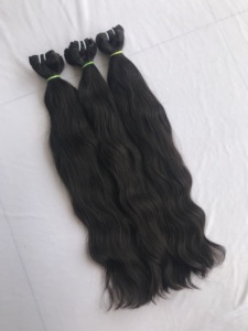 Extensiones de Ondas Sueltas Onduladas Naturales, Extensiones de Ondas Sueltas de 24 ", 100% de Proveedor Indio, Virgen Remy sin Procesar, Templo de Donante Único, Exportación India - Product Image 2