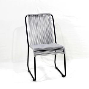 Comehome-Sillas reclinables de jardín de metal con cojines para asientos clásicos y cómodos - Product Image 1