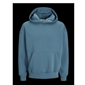 เสื้อสเวตเตอร์ลำลองเปิดไหล่ของผู้ชายเสื้อฮู้ดโอเวอร์ไซส์ผ้าฝ้าย100% แบบสวมหัวมีฮู้ดคุณภาพสูงกำหนดเองสำหรับฤดูใบไม้ร่วง/ฤดูหนาว - Product Image 5