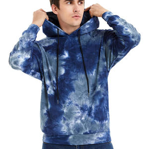 Nouveau modèle 2026, Meilleures ventes : Sweat à capuche tie-dye pour homme, coupe oversize, 100% coton, avec logo personnalisé et style uni - Product Image 4