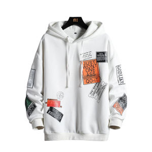 Pullover <b>Hoodies</b> with Polyester Cotton Blend Fashionable Streetwear Casual Wear <b>Soft</b> Touch Design Comfortable Fit - Product Image 1