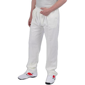 Latest Sportswear Men <b>White</b> Polyester Material <b>Cricket</b> Training <b>Trousers</b> Men Team Wear <b>Trouser</b> Set by SPORTAR - Product Image 3