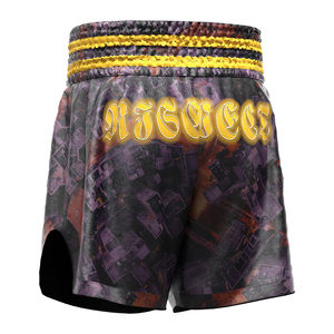 Nouveau produit chaud Yoga Sports avec poches Kickboxing Mauy Thai court Short de kickboxing de couleur unie de haute qualité - Product Image 6