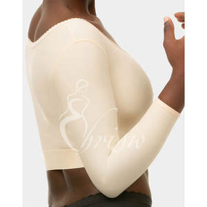 Gilet de compression - Taille courte - Manches longues - Soutien-gorge sculptant ferme <span class=keywords><strong>pour</strong></span> femmes - Augmentation mammaire post-opératoire - Manches longues - Bras supérieur - Product Image 4