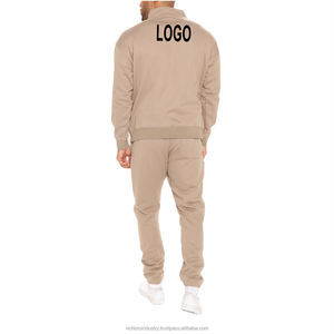 Conjunto de sudadera con capucha y Jogger deportivo para hombre con logotipo personalizado OEM, chándal de entrenamiento a prueba de viento de alta calidad con cuello con capucha estampado - Product Image 2