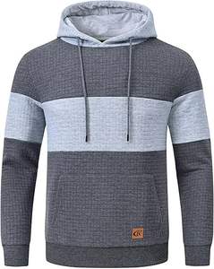 Jersey d'hiver pour homme personnalisable de haute qualité, 100% polyester, lourd, teint en pièce, à séchage rapide, avec col à capuche doublé - Product Image 1