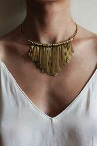 Colliers de bijoux de mode en laiton Collier en laiton de fête personnalisé et fait à la main de meilleure qualité pour le meilleur cadeau - Product Image 5