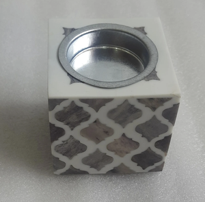 Brûleur d'encens Bakhoor en nacre Accepter une incrustation d'os de buffle de taille personnalisée Brûleur Bakhoor Incrustation d'os - Product Image 1