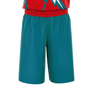 ชุดบาสเก็ตบอลสำหรับผู้ใหญ่ชุดเสื้อบาสเก็ตบอลและกางเกงขาสั้นดีไซน์ไม่ซ้ำใคร - Product Image 5