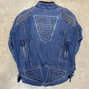 Veste en jean d'hiver de haute qualité, couleur unie, pour homme, streetwear décontracté, veste en jean enduite, col rabattu surdimensionné, mode OEM - Product Image 2