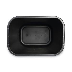 Boardwalk 14 Qt. Cubo de Basura de Plástico Negro con Laterales Blandos, Capacidad de 12L, Cubo de Basura Abierto para Oficina o Uso en Exteriores para Restaurantes - Product Image 4