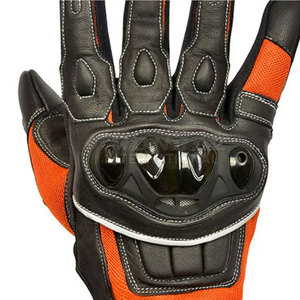 ถุงมือมอเตอร์ไซด์หนังสำหรับผู้ชายถุงมือมอเตอร์ไซด์ดีไซน์ใหม่ - Product Image 6
