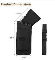 ESHALZ IMPEX HUNTING Archery OEM/ODM Flèche de chasse entièrement personnalisée de haute qualité en tissu CORDURA 600D, longueur 45 cm, modèle FAQ-42625