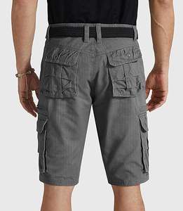 Short cargo d'été décontracté pour hommes Vêtements d'extérieur à séchage rapide avec motif solide au genou Vêtements de mode écologiques à bas prix - Product Image 2