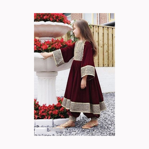 Robe culturelle élégante traditionnelle afghane Salwar Kameez pour bébé fille vêtements afghans à la mode pour enfants - Product Image 5