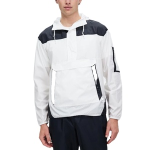 Vente directe d'usine Nouvelle conception Veste coupe-vent pour homme Vente chaude Prix bas Veste coupe-vent pour homme en couleur unie coupe-vent - Product Image 1