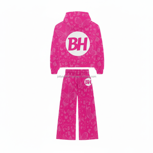 Survêtement en polaire brossé 365 GSM de haute qualité doublure intérieure lisse confort respirant ombre gris clair logo brodé survêtement - Product Image 2