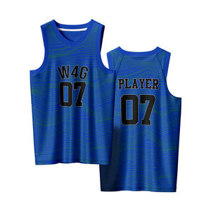 Conjunto de Uniforme de Baloncesto Reversible sin Mangas Sublimado Personalizado de Alta Calidad para Hombre, 100% Poliéster, Absorbe la Humedad y Secado Rápido - Product Image 4