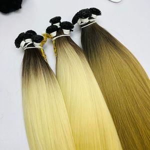 กระจุกผมสำหรับผู้หญิงผิวดำสำหรับต่อผมมนุษย์แท้ธรรมชาติแบบไล่เฉดสี - Product Image 4