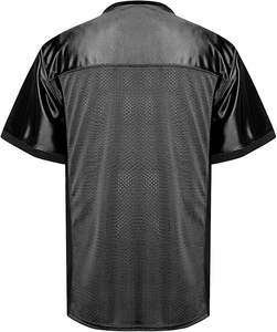 American <b>Football</b> Unisex Rugby Jersey All <b>Blacks</b> Polyester Retro American <b>Football</b> Jersey - Product Image 3