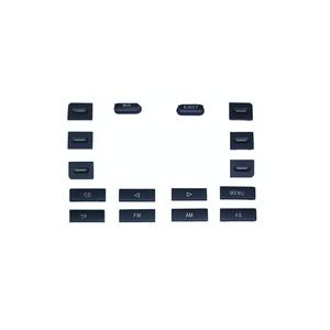 Radio CD 16 pièces Kit de réparation de couvercle de bouton clé pour Volkswagen Rcd 300 - Product Image 2