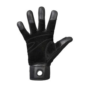 Guantes Masters para Descenso en Rappel, Guantes Negros para Cuerda Rápida, Guantes de Seguridad con Palma Reforzada de Cuero Genuino - Product Image 4