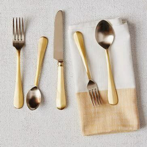 Cuillère en métal Ensemble de couverts Fourchette Restaurant Acier inoxydable Ustensiles de cuisine de table Ensemble de couverts alimentaires pour cuillère en gros Fournitures - Product Image 5