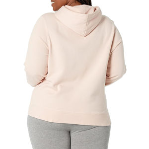 เสื้อฮู้ดผู้หญิงสำหรับฤดูหนาว ระบายอากาศได้ดี พิมพ์ลาย มีโลโก้ด้านหน้า ผลิตตามสั่ง ผ้าโพลีเอสเตอร์/คอตตอนถัก ซับในแห้งเร็ว MOQ ต่ำ - Product Image 4