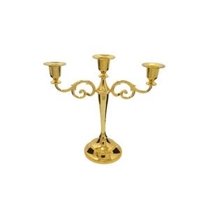 La mejor llegada Premium Look Metal Candelabros Latón Hecho a mano Metal Candelabros Portavelas Brazos Portavelas - Product Image 4