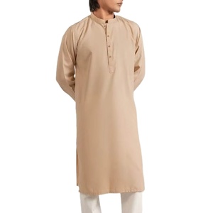 Haute Qualité Dernière Conception Islamique Afghani Hommes Shalwar Kameez Avec Poche Bas quantité minimale de commande Top Vente Hommes Salwar Kameez pour Hommes Garçons - Product Image 1