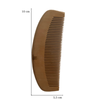 Peigne en bois laser TRK-001 pour femmes et hommes, outil de coiffage/massage personnalisé avec logo, usage domestique, noir, Allforhamam