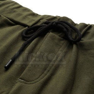 บริการ OEM ขายส่ง กางเกงวิ่งผู้ชายออกแบบเอง ผ้าแคนวาสคอตตอน 100% สวมใส่สบาย เอวกลาง ระบายอากาศได้ดี เป็นมิตรกับสิ่งแวดล้อม สำหรับผู้ใหญ่ - Product Image 4