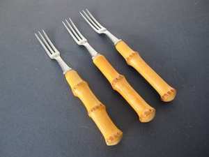 Ensemble de fourchettes en acier inoxydable gris au design antique fini miroir, idéal pour les restaurants et les hôtels et les dîners élégants de l'Inde - Product Image 5