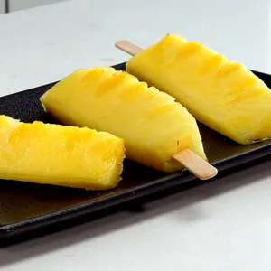 Frozen Pineapple on Stick with the most special price from Vietnam - IQF Pineapple in the main season - Fruit Bar for Ice Cream