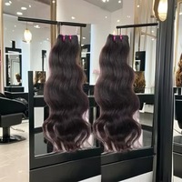 Lots de Cheveux Bruts Non Traités Brésiliens Vierge à Cuticules Alignées Grade Remy Double Trame Faite à la Machine 100g Fournisseur en Gros Marque HairX