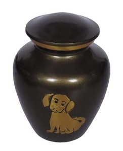 Urne de crémation pour chien épagneul moderne urne gravée à six côtés pour animaux de compagnie urne de crémation décorative en métal personnalisation urne commémorative - Product Image 4