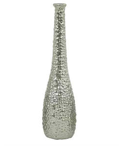 Elegant Modern Silver <b>Tall</b> Coastal Iron Flower <b>Vase</b> Handmade Aluminum <b>Floor</b> <b>Vase</b> for Home Living Room Wedding or Hotel Decor - Product Image 5