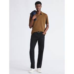 Camiseta de Verano para Hombre, Tallas M-5XL, Jersey Sólido, Transpirable, Manga Corta, Informal de Negocios, Absorbente de Sudor - Product Image 3