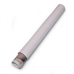 Eco-friendly White Gloss Kraft Paper Mailing Tubes Handmade Craft Paper Tube for Candle and Core Use - Product Image 1