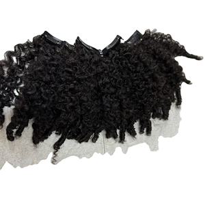 Donneur unique 100% cheveux humains cheveux bruts lâche vague profonde Extensions cuticule aligné pointe plate prix de gros ruban Clip Ins - Product Image 3