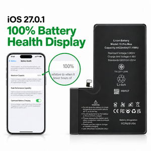 Baterías OEM para Teléfonos Móviles al por Mayor, Repuestos para iPhone 5 6s 6 7 8 Plus X XS XR 11 12 13 14 15 16 17 18 Pro Max - Product Image 1